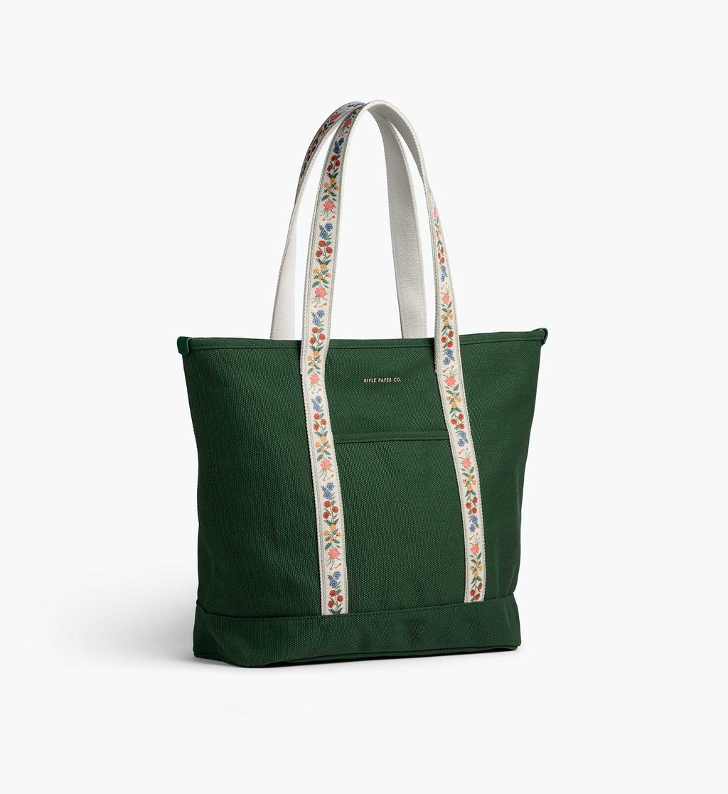 Cloverpaperco™ - Canvas Carry All - Garden Study