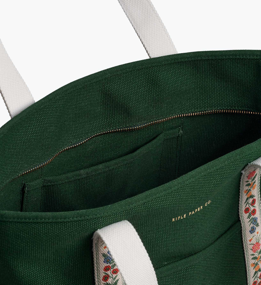 Cloverpaperco™ - Canvas Carry All - Garden Study
