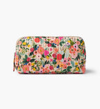 Cloverpaperco™ - Quilted Large Cosmetic Pouch - Garden Party