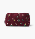 Cloverpaperco™ - Quilted Large Cosmetic Pouch - Ditsy Dahlia