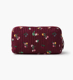 Cloverpaperco™ - Quilted Large Cosmetic Pouch - Ditsy Dahlia