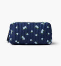 Cloverpaperco™ - Quilted Large Cosmetic Pouch - Ditsy Hydrangea