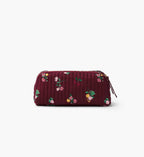 Cloverpaperco™ - Quilted Small Cosmetic Pouch - Ditsy Dahlia