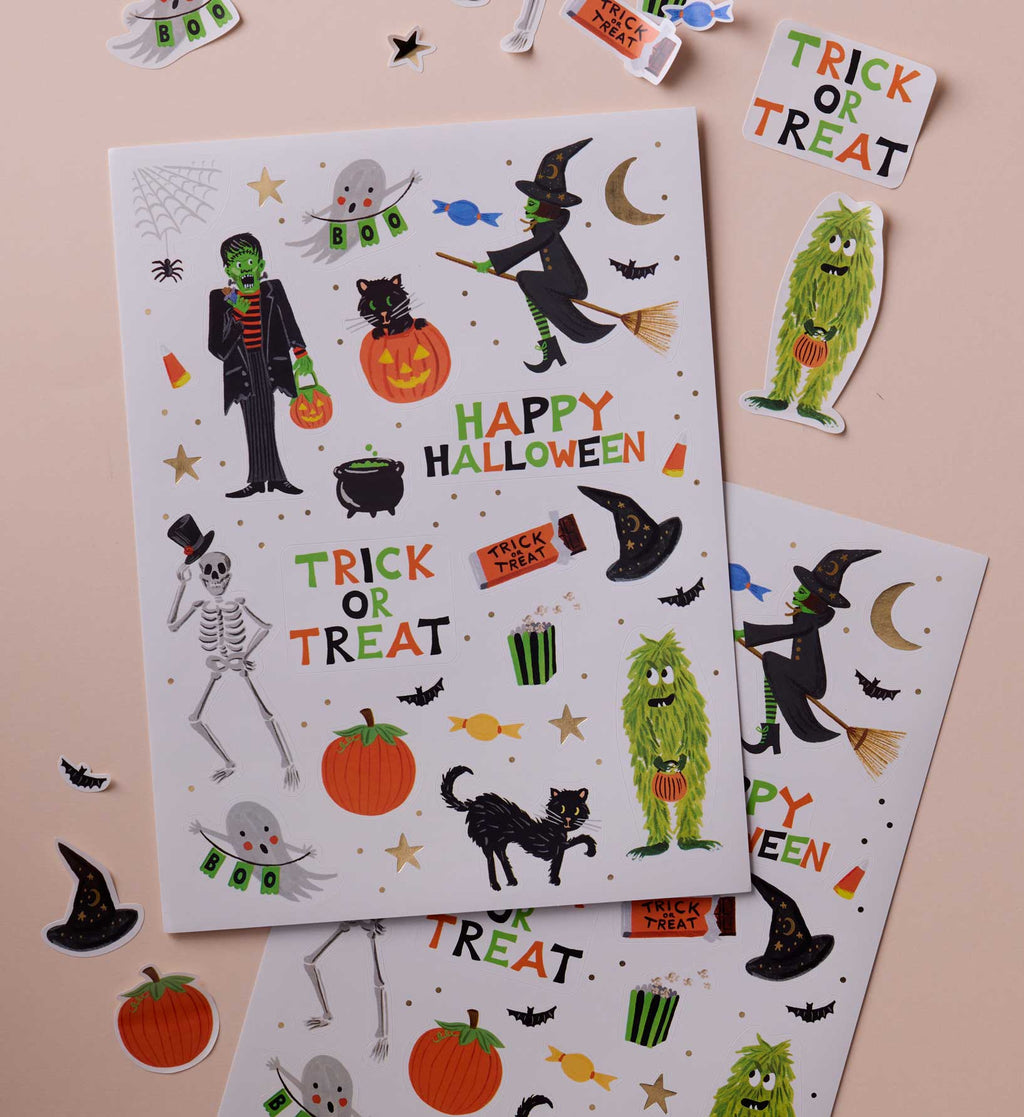Cloverpaperco™ - Sticker Set - Halloween Parade