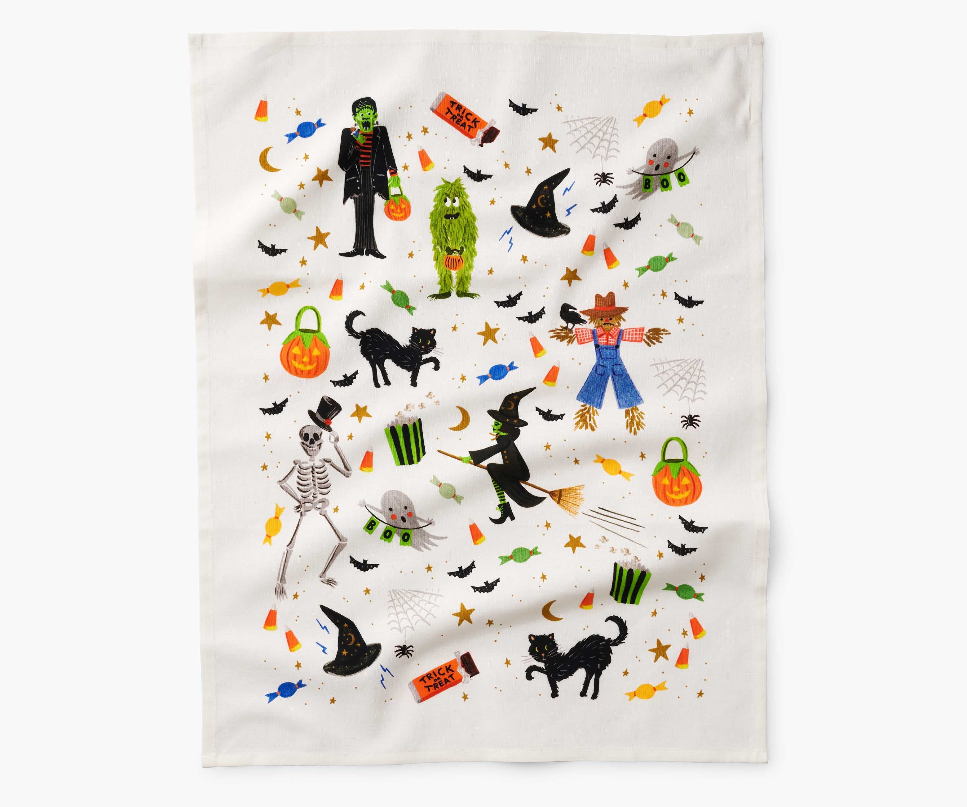 Cloverpaperco™ - Tea Towel - Halloween Parade