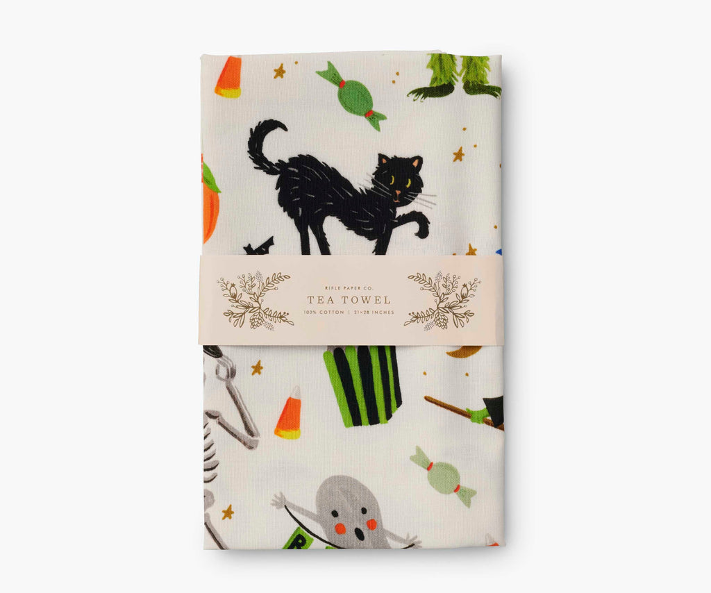 Cloverpaperco™ - Tea Towel - Halloween Parade