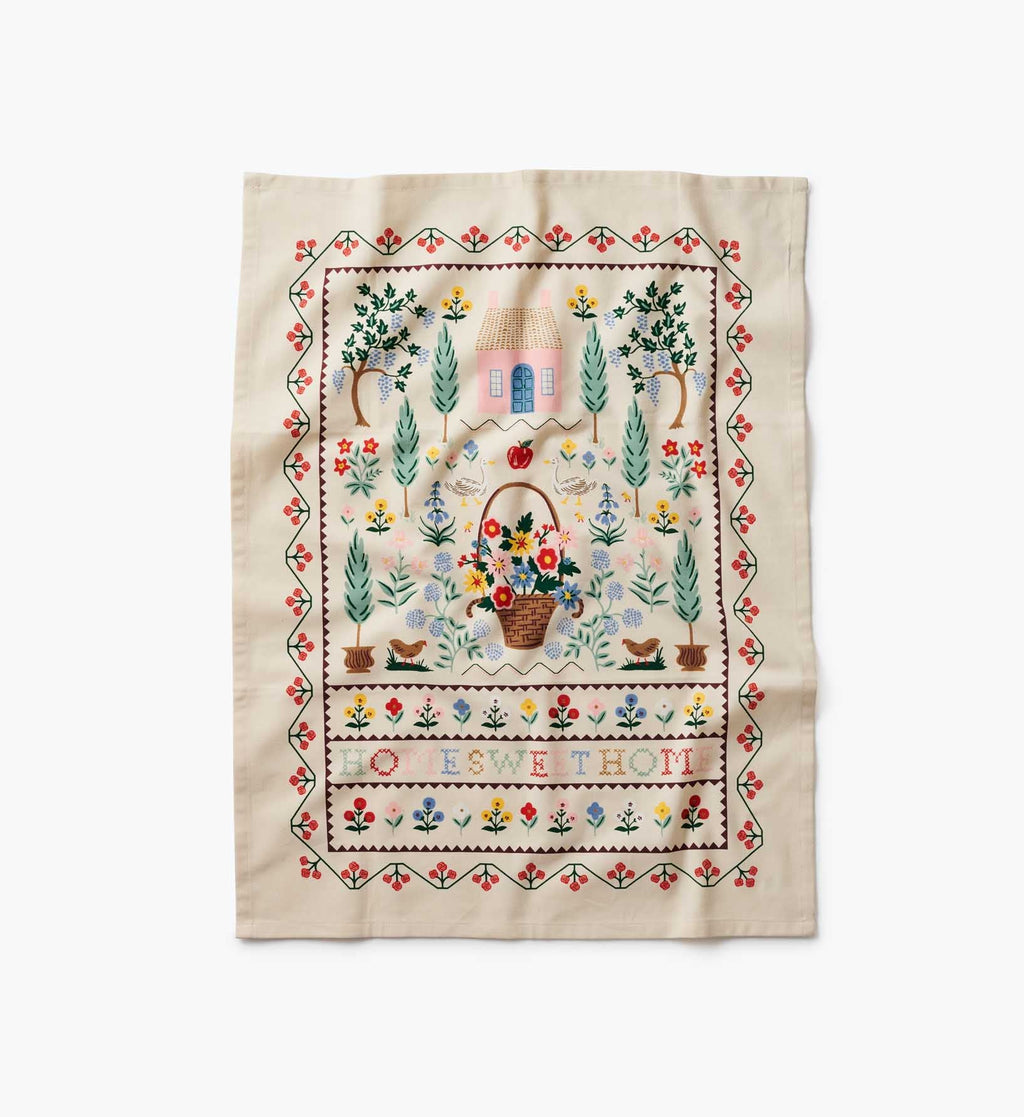 Cloverpaperco™ - Tea Towel - Home Sweet Home