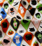 Cloverpaperco™ - Tea Towel - Halloween Argyle