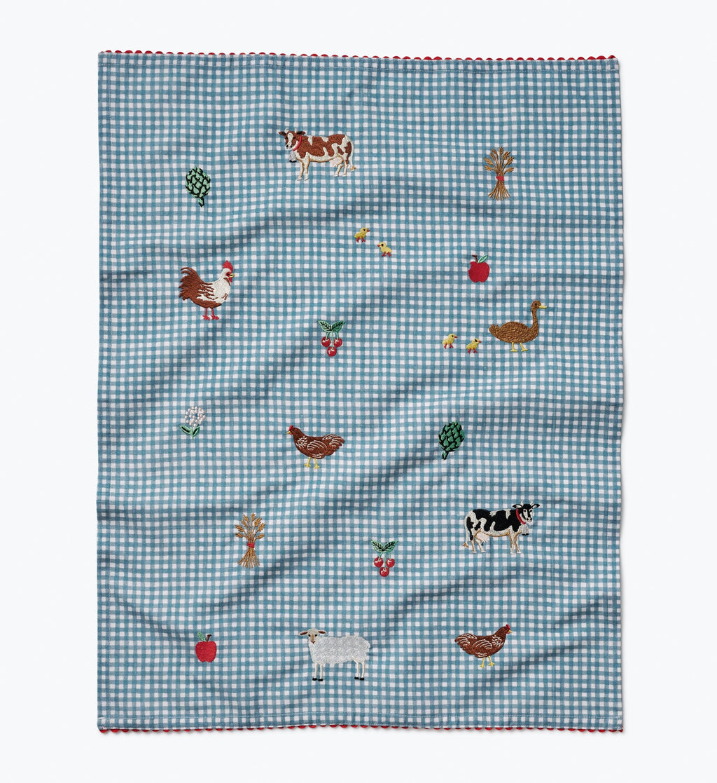 Cloverpaperco™ - Tea Towel - Country Farm Gingham