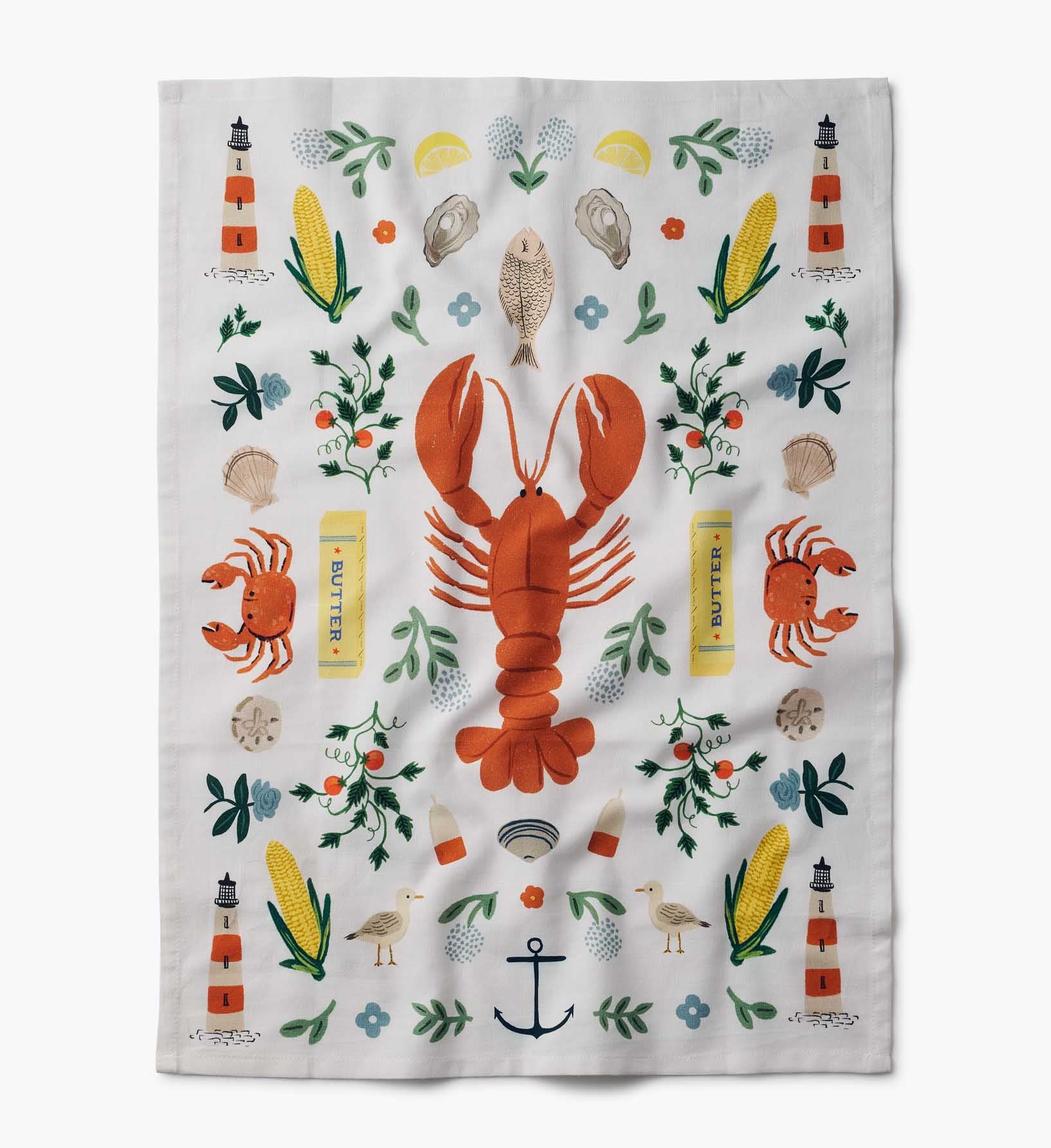 Cloverpaperco™ - Tea Towel - Seaside