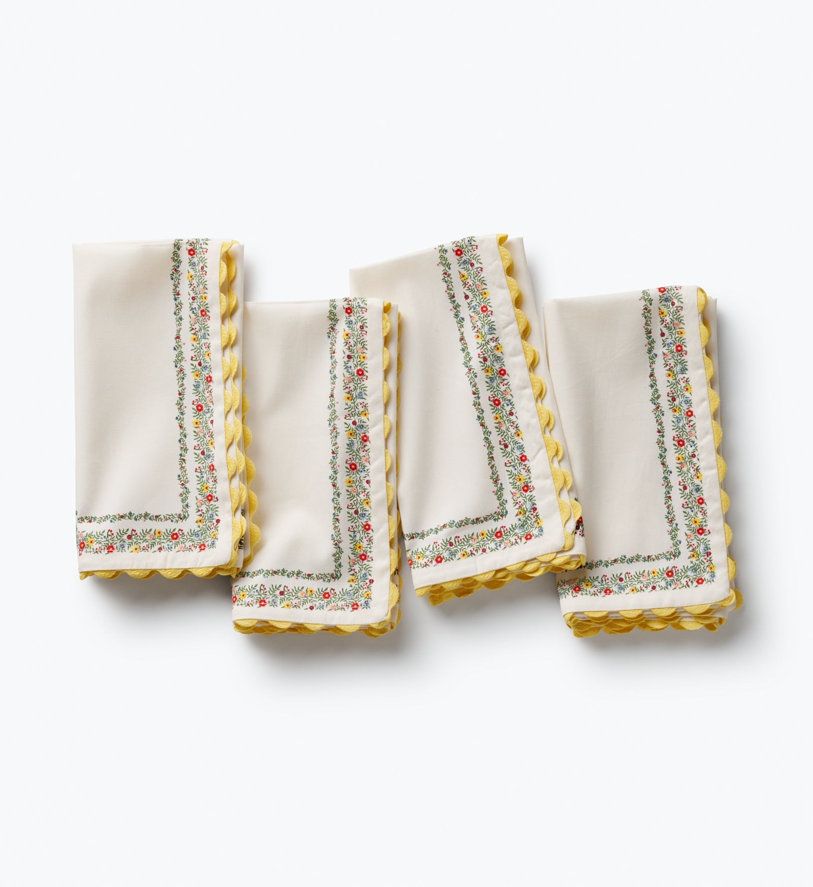 Cloverpaperco™ - Cotton Napkin Set - Rosette