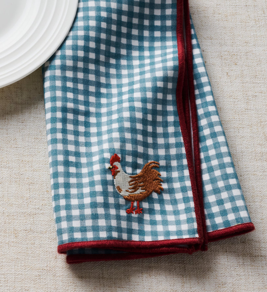 Cloverpaperco™ - Cotton Napkin Set - Home Sweet Home