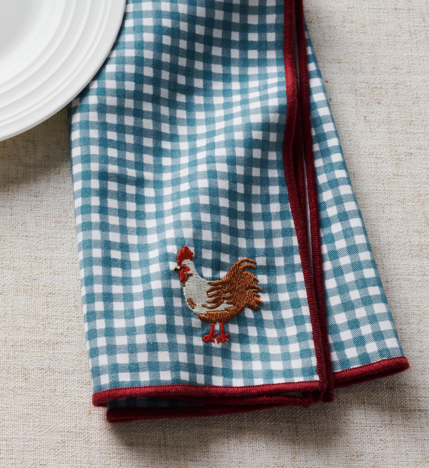 Cloverpaperco™ - Cotton Napkin Set - Home Sweet Home