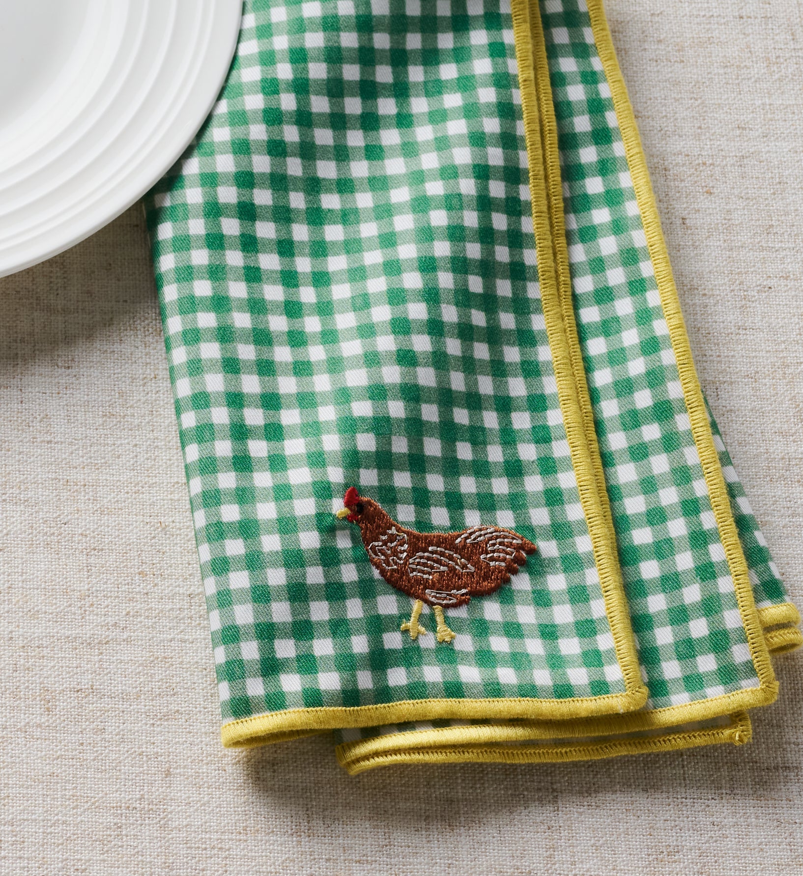 Cloverpaperco™ - Cotton Napkin Set - Home Sweet Home