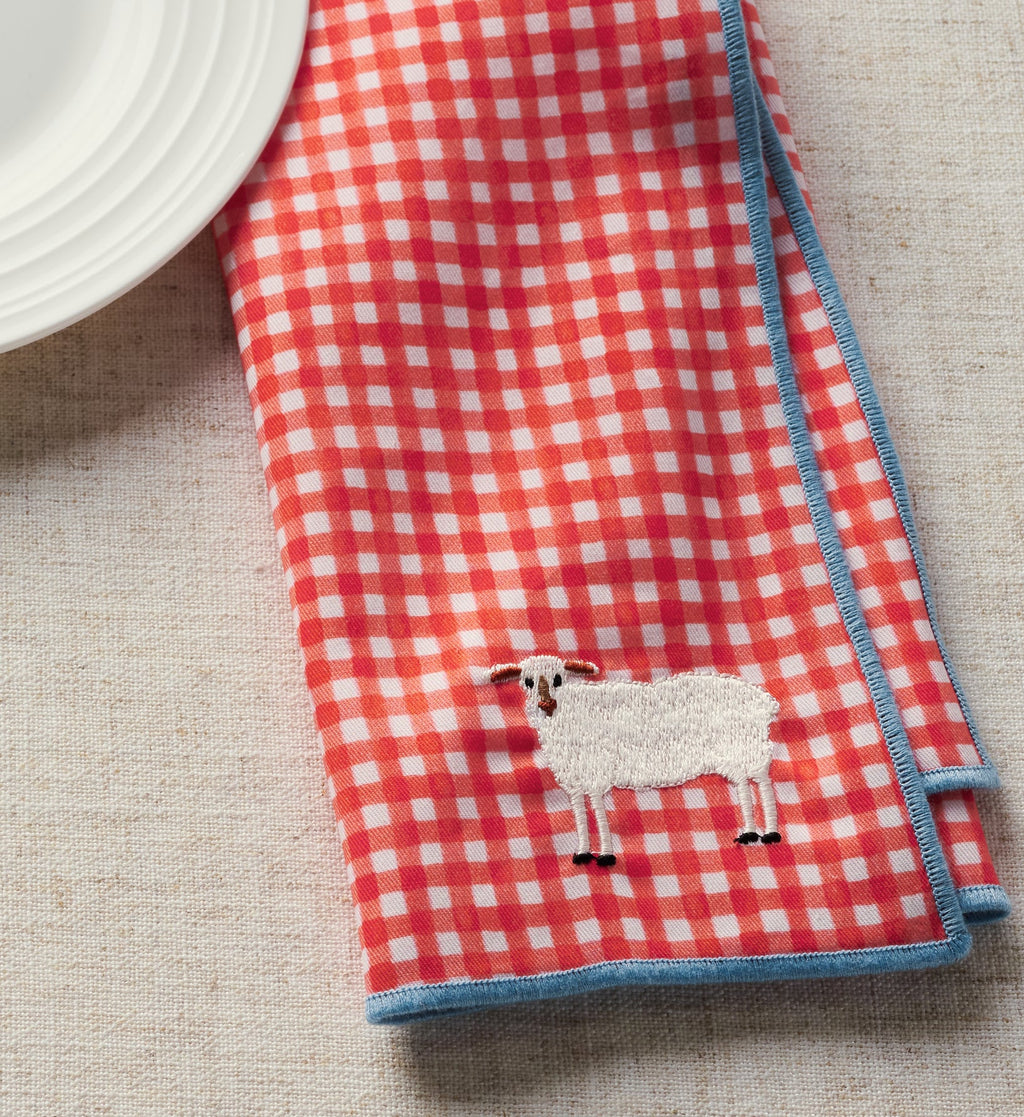 Cloverpaperco™ - Cotton Napkin Set - Home Sweet Home