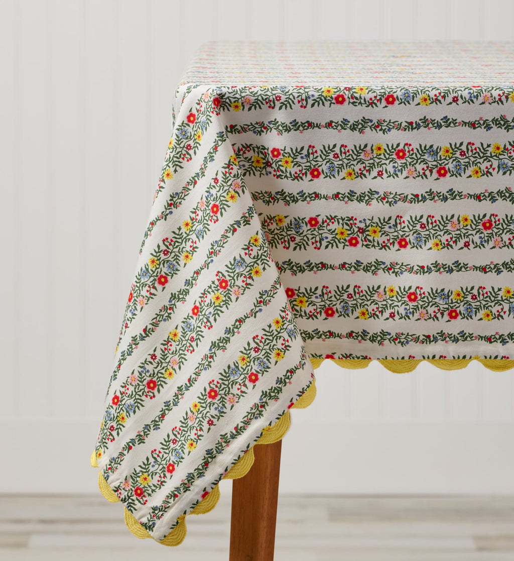 Cloverpaperco™ - Cotton Tablecloth - Rosette