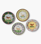 Cloverpaperco™ - Porcelain Dessert Plate Set - Home Sweet Home