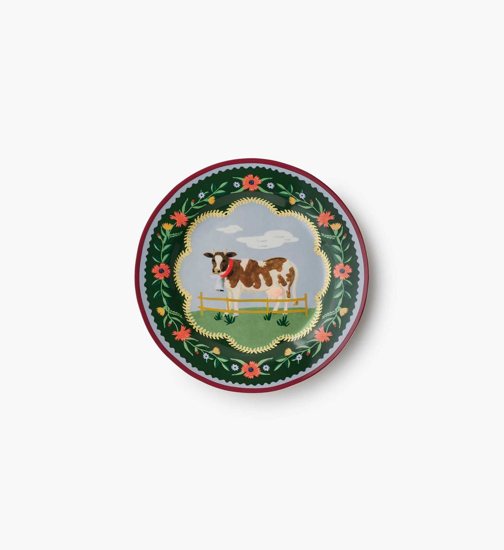 Cloverpaperco™ - Porcelain Dessert Plate Set - Home Sweet Home