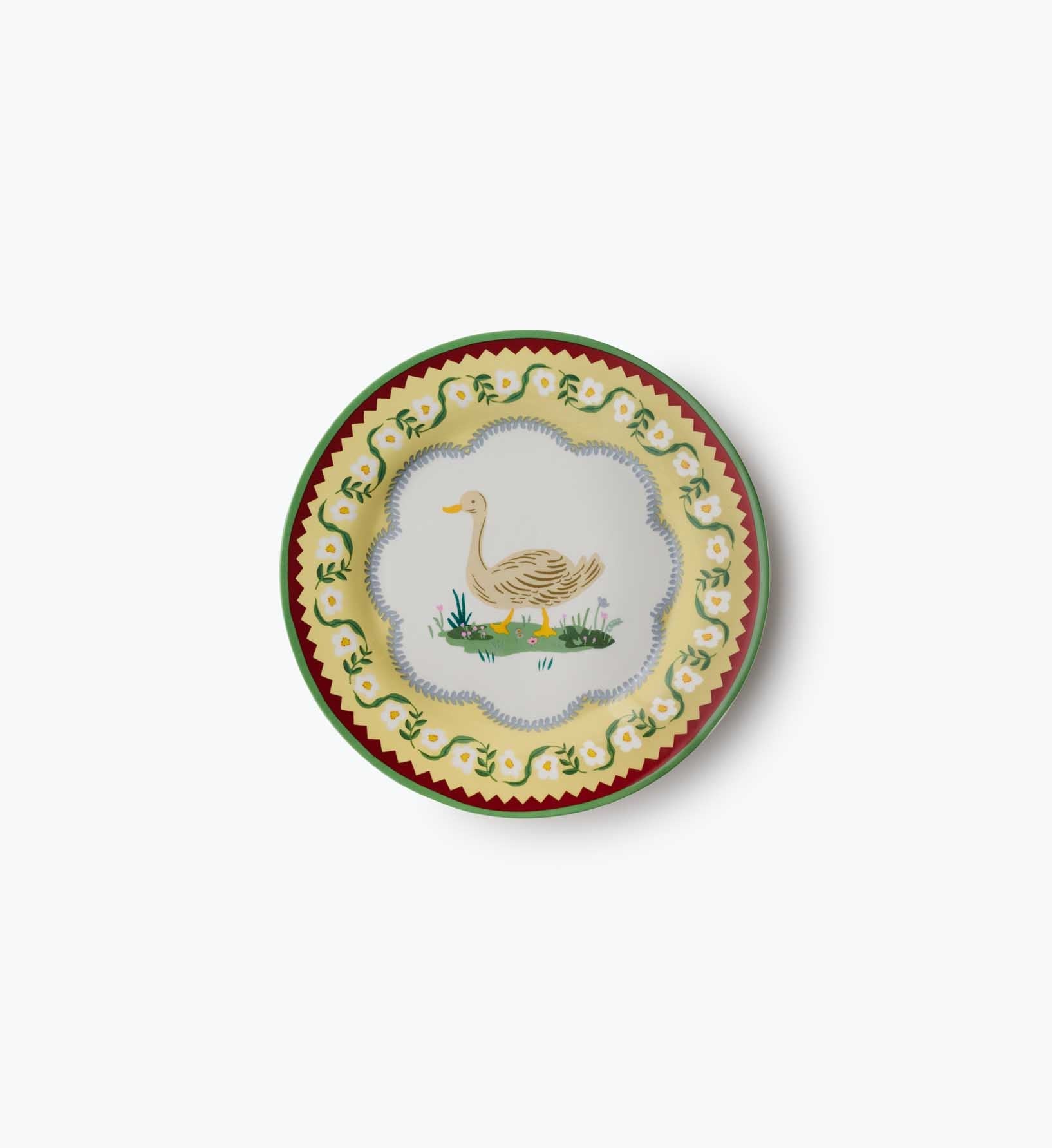 Cloverpaperco™ - Porcelain Dessert Plate Set - Home Sweet Home