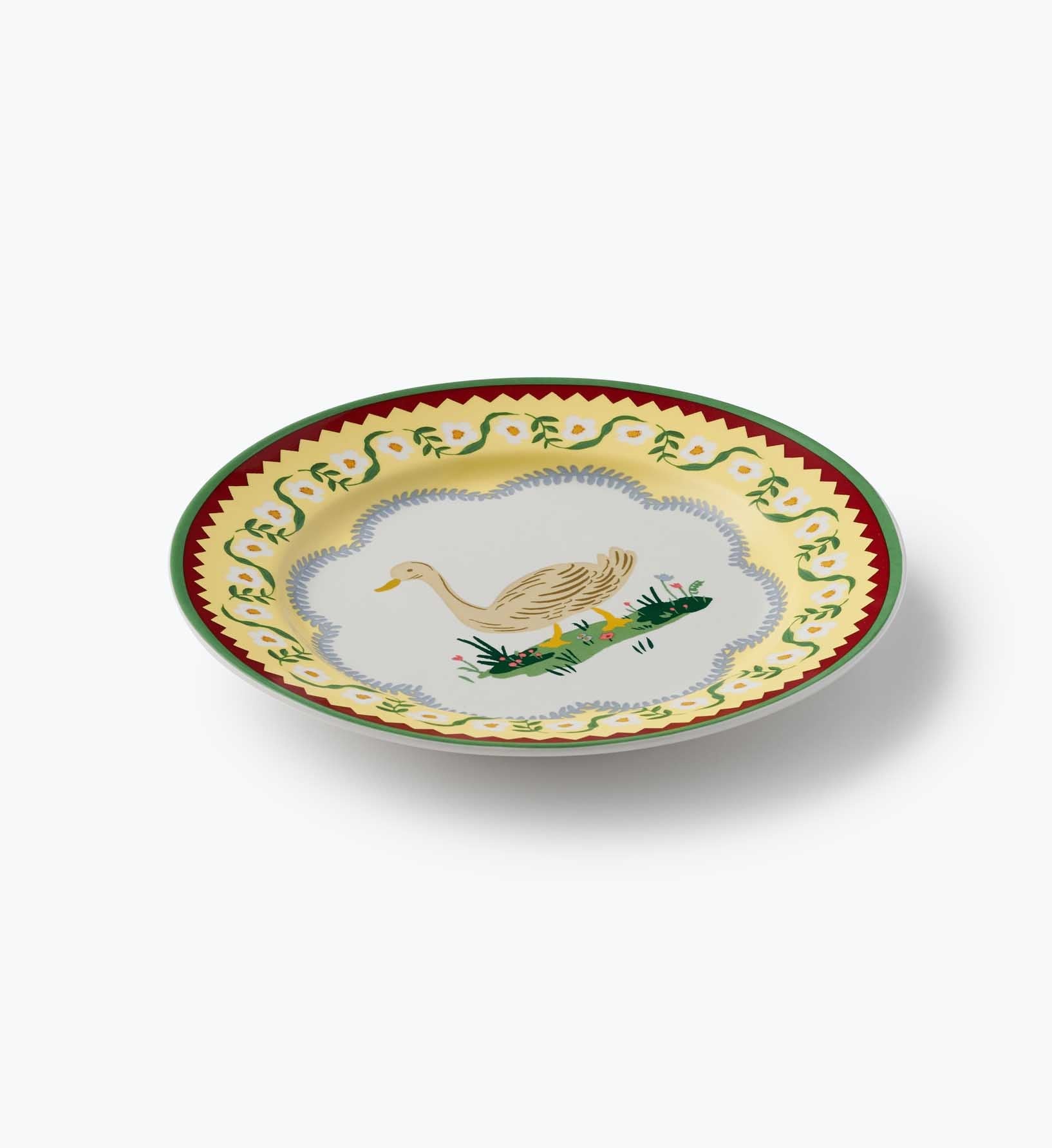 Cloverpaperco™ - Porcelain Dessert Plate Set - Home Sweet Home