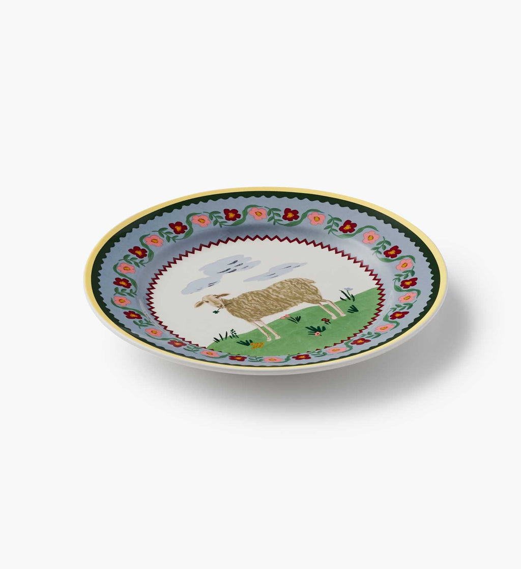 Cloverpaperco™ - Porcelain Dessert Plate Set - Home Sweet Home