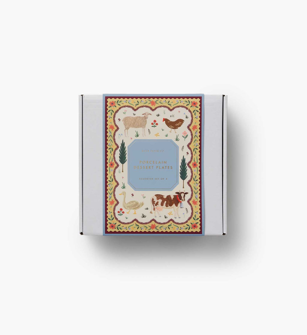 Cloverpaperco™ - Porcelain Dessert Plate Set - Home Sweet Home