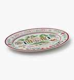 Cloverpaperco™ - Large Porcelain Serving Platter - Home Sweet Home