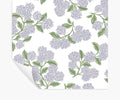 Cloverpaperco™ - Hydrangea Peel & Stick Wallpaper - Lilac & White