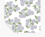Cloverpaperco™ - Hydrangea Peel & Stick Wallpaper - Lilac & White