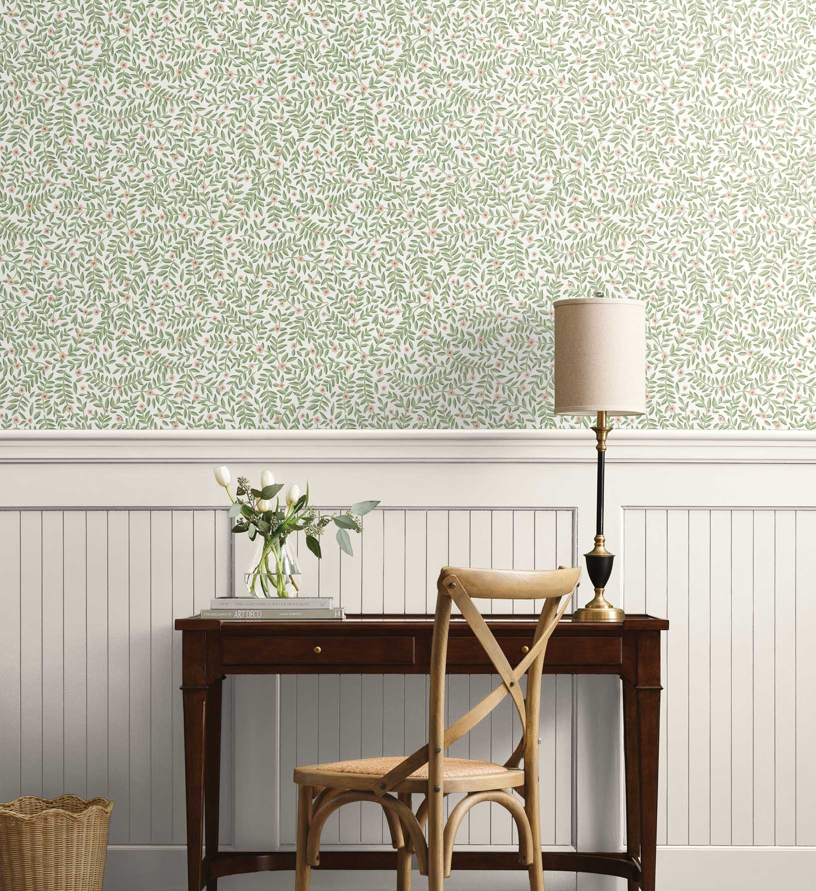 Cloverpaperco™ - Elodie Peel & Stick Wallpaper - Cream