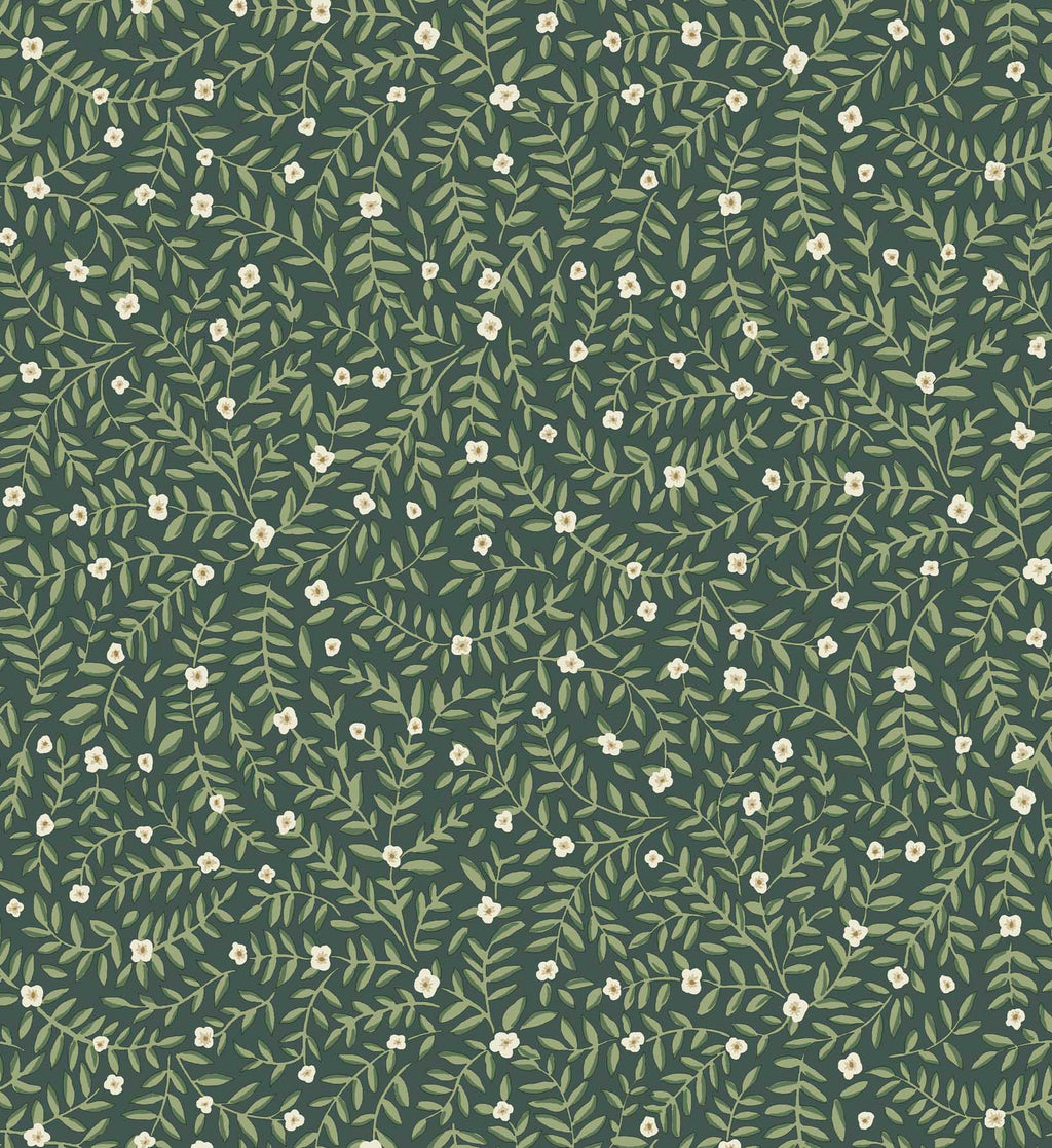Cloverpaperco™ - Elodie Peel & Stick Wallpaper - Emerald