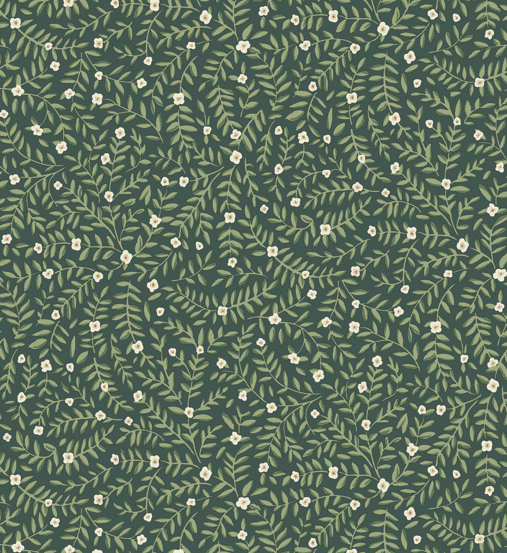 Cloverpaperco™ - Elodie Peel & Stick Wallpaper - Emerald
