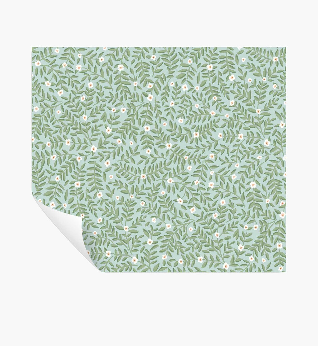 Cloverpaperco™ - Elodie Peel & Stick Wallpaper - Light Blue