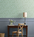 Cloverpaperco™ - Elodie Peel & Stick Wallpaper - Light Blue
