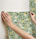 Cloverpaperco™ - Herb Garden Peel & Stick Wallpaper - Sage