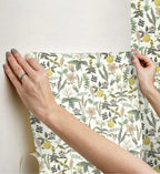 Cloverpaperco™ - Herb Garden Peel & Stick Wallpaper - Cream