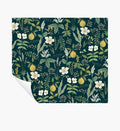 Cloverpaperco™ - Herb Garden Peel & Stick Wallpaper - Navy