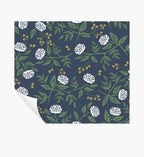 Cloverpaperco™ - Peonies Peel & Stick Wallpaper - Navy