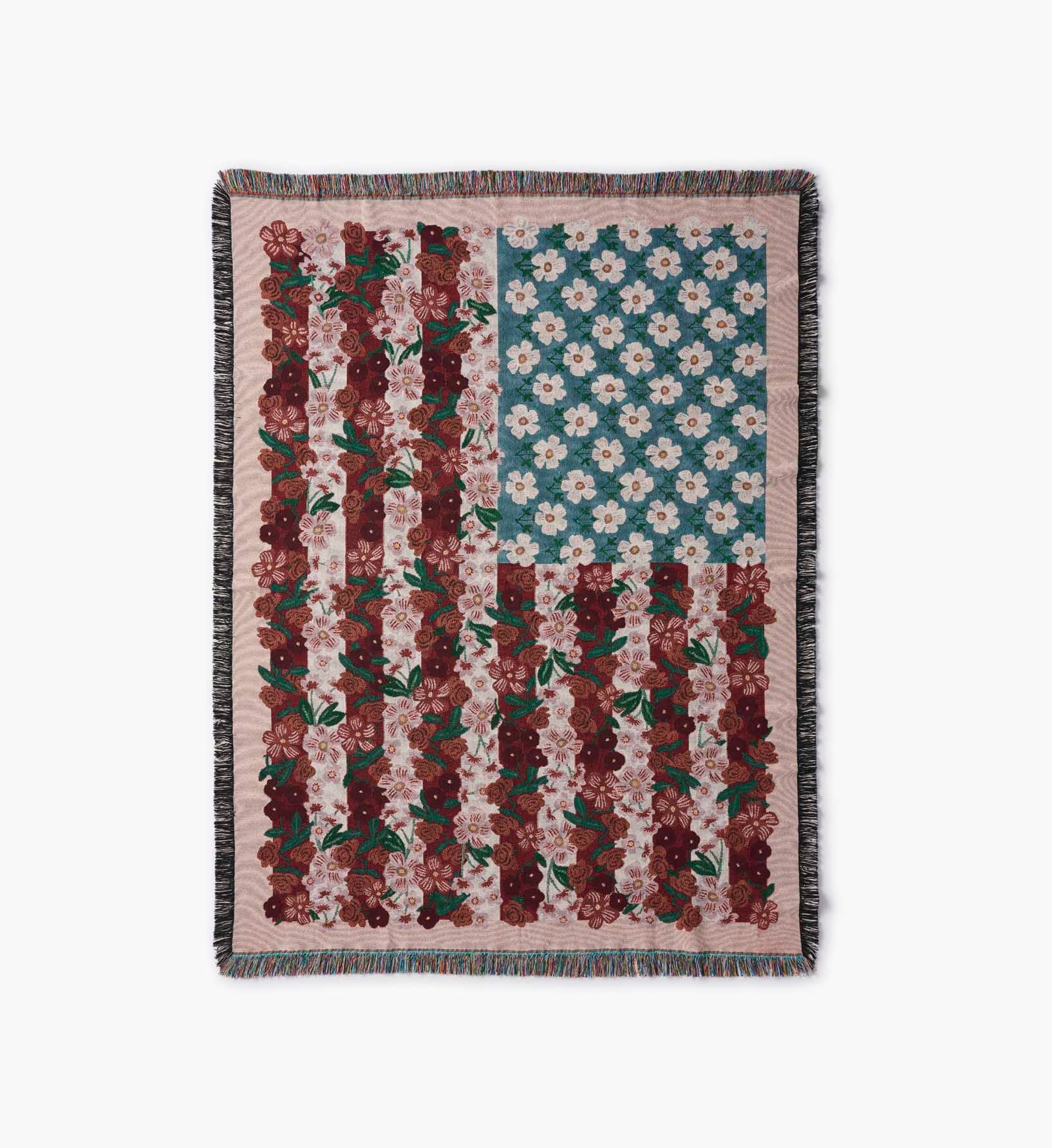Cloverpaperco™ - Woven Blanket - Americana