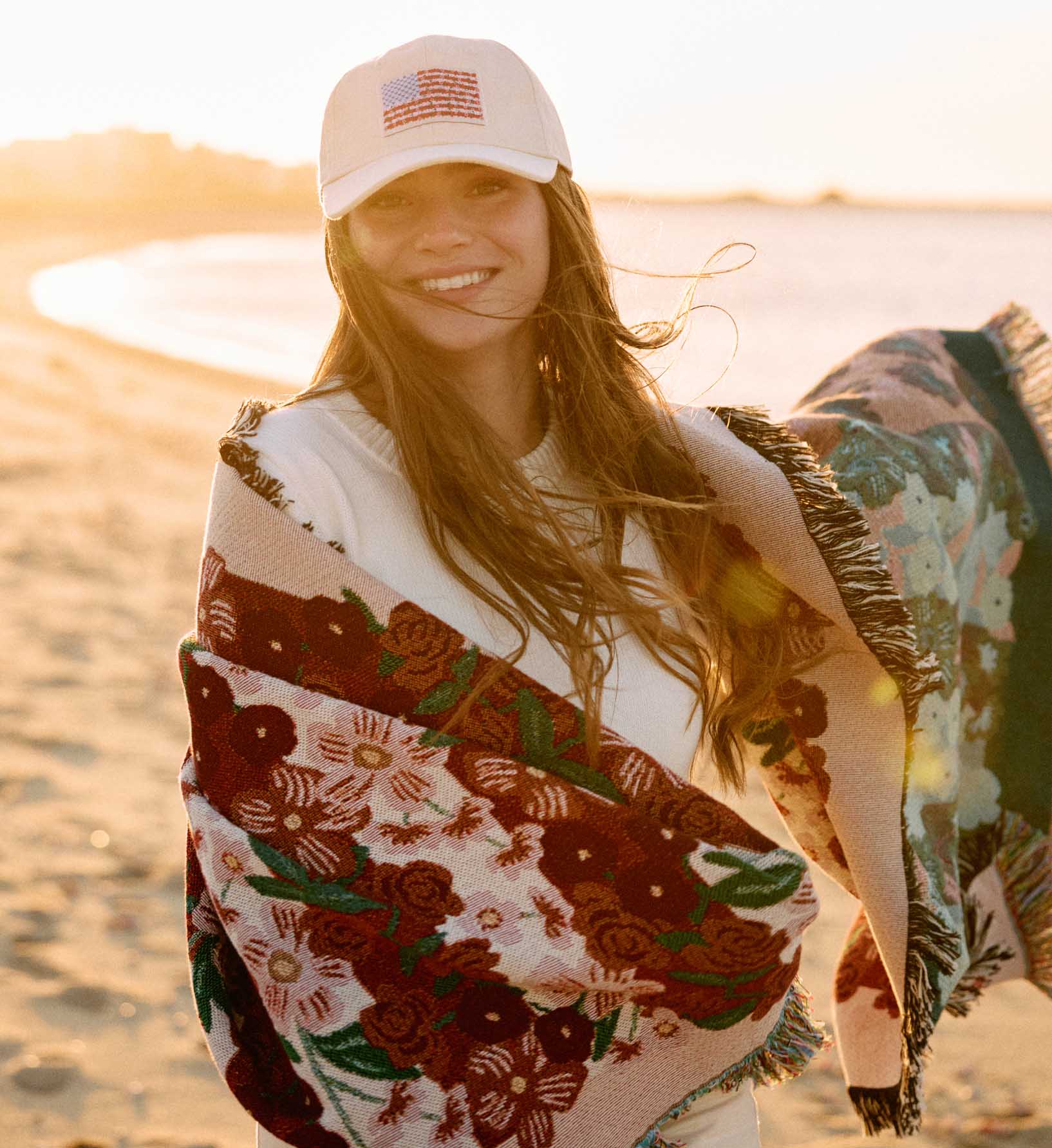 Cloverpaperco™ - Woven Blanket - Americana