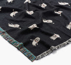 Cloverpaperco™ - Woven Blanket - Ghosts