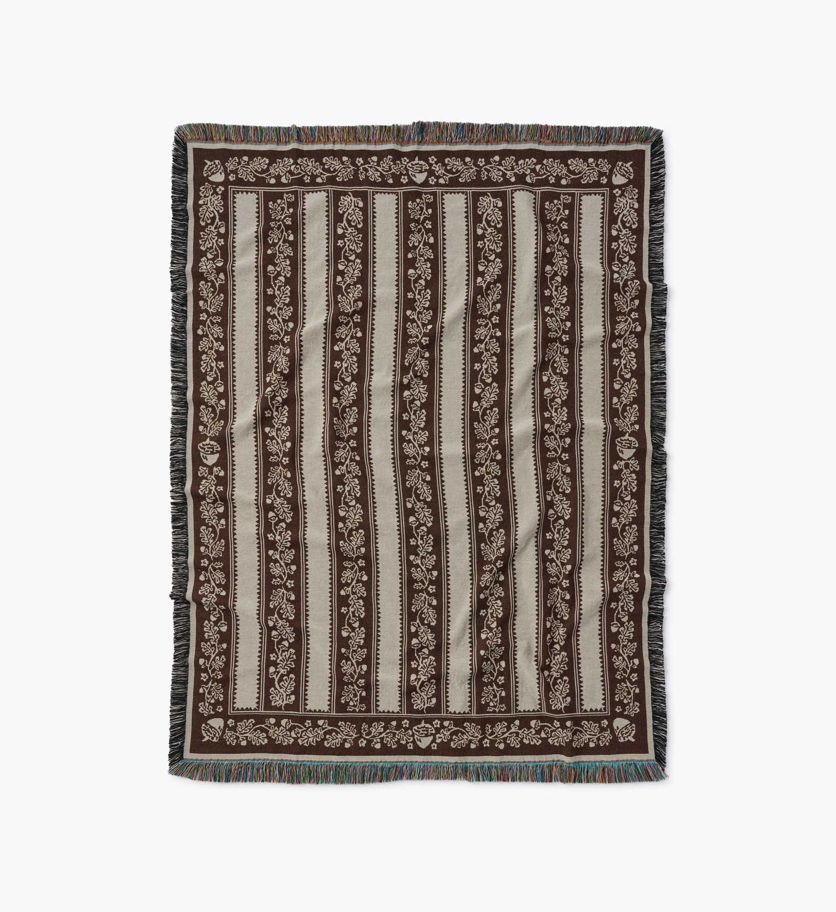 Cloverpaperco™ - Woven Blanket - Acorns