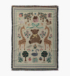 Cloverpaperco™ - Woven Blanket - Storybook
