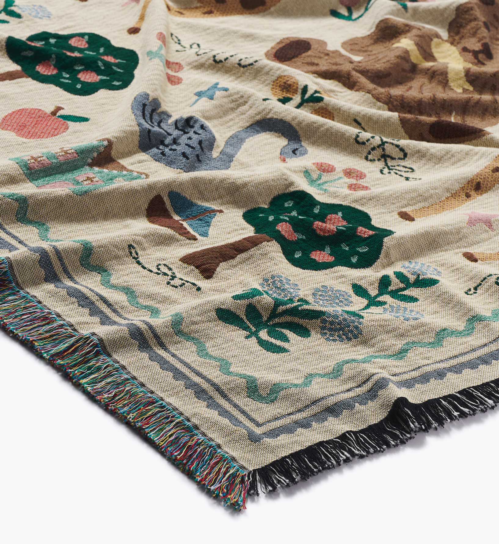 Cloverpaperco™ - Woven Blanket - Storybook