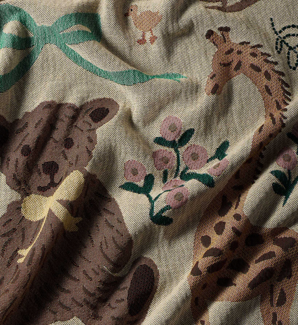 Cloverpaperco™ - Woven Blanket - Storybook