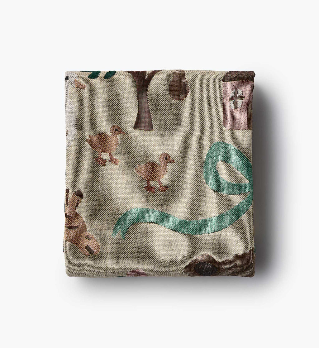 Cloverpaperco™ - Woven Blanket - Storybook