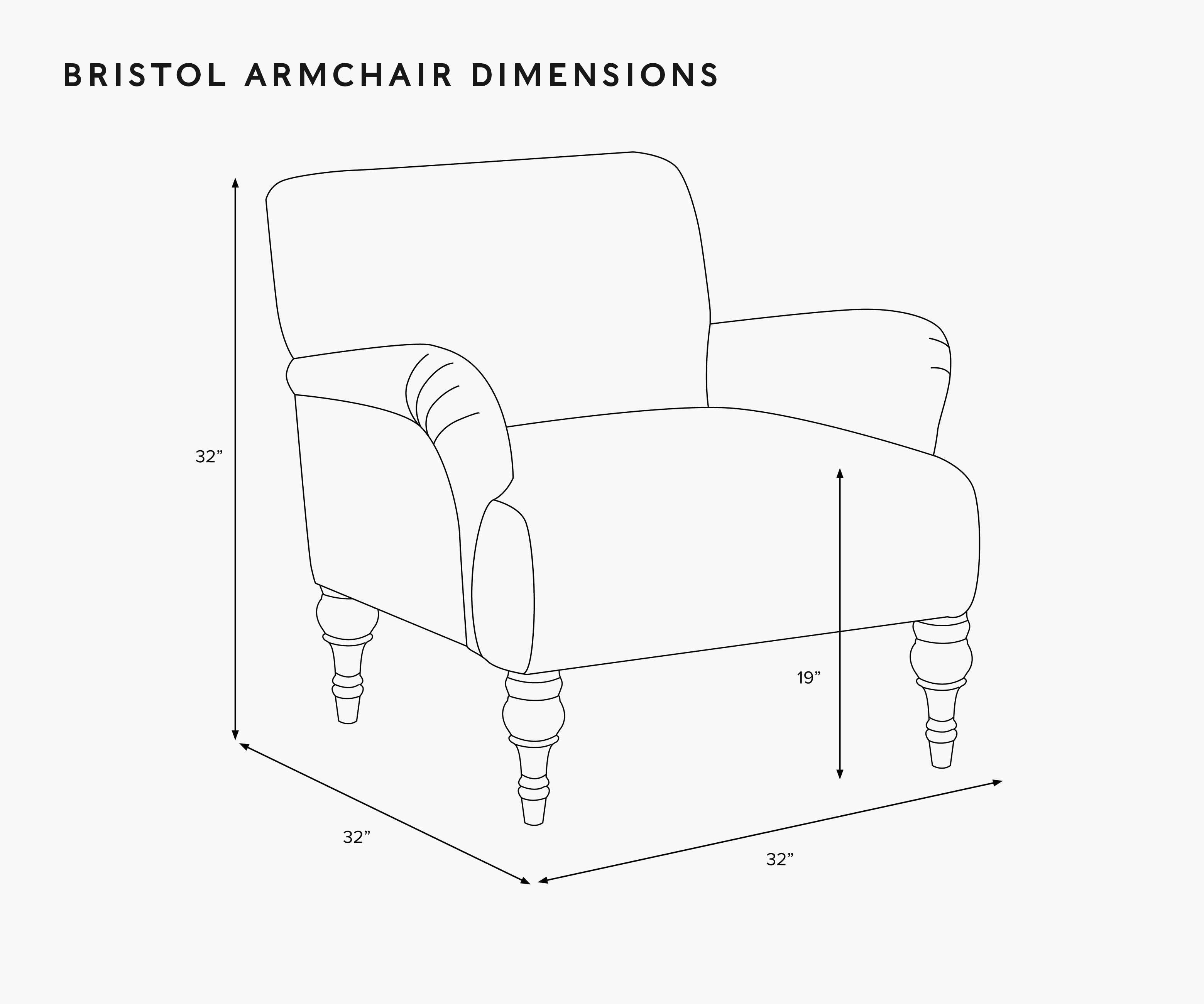 Cloverpaperco™ - Bristol Armchair - Garden Party