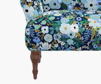 Cloverpaperco™ - Bristol Armchair - Garden Party Blue