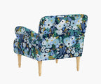Cloverpaperco™ - Bristol Armchair - Garden Party Blue