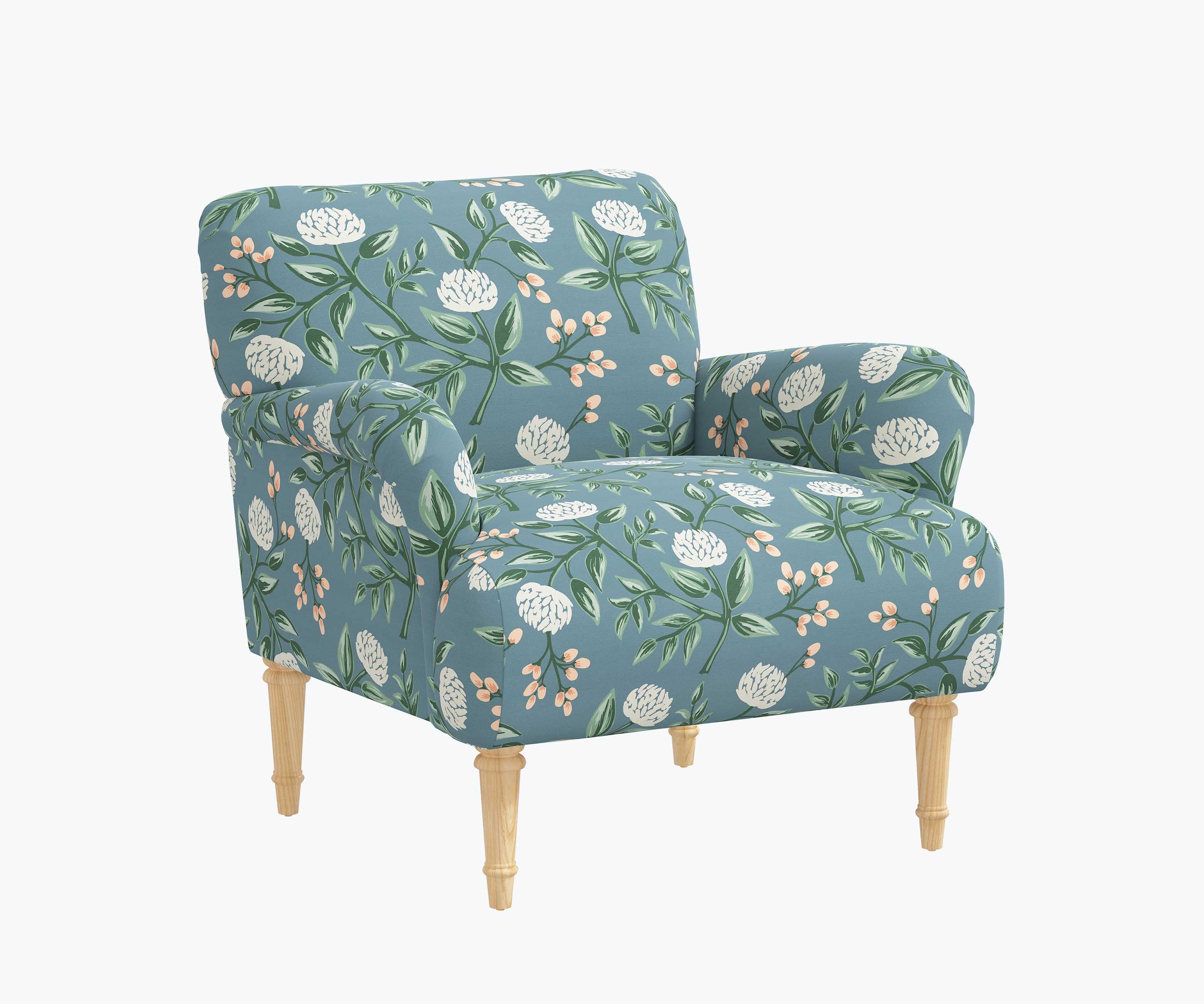 Cloverpaperco™ - Bristol Armchair - Peonies